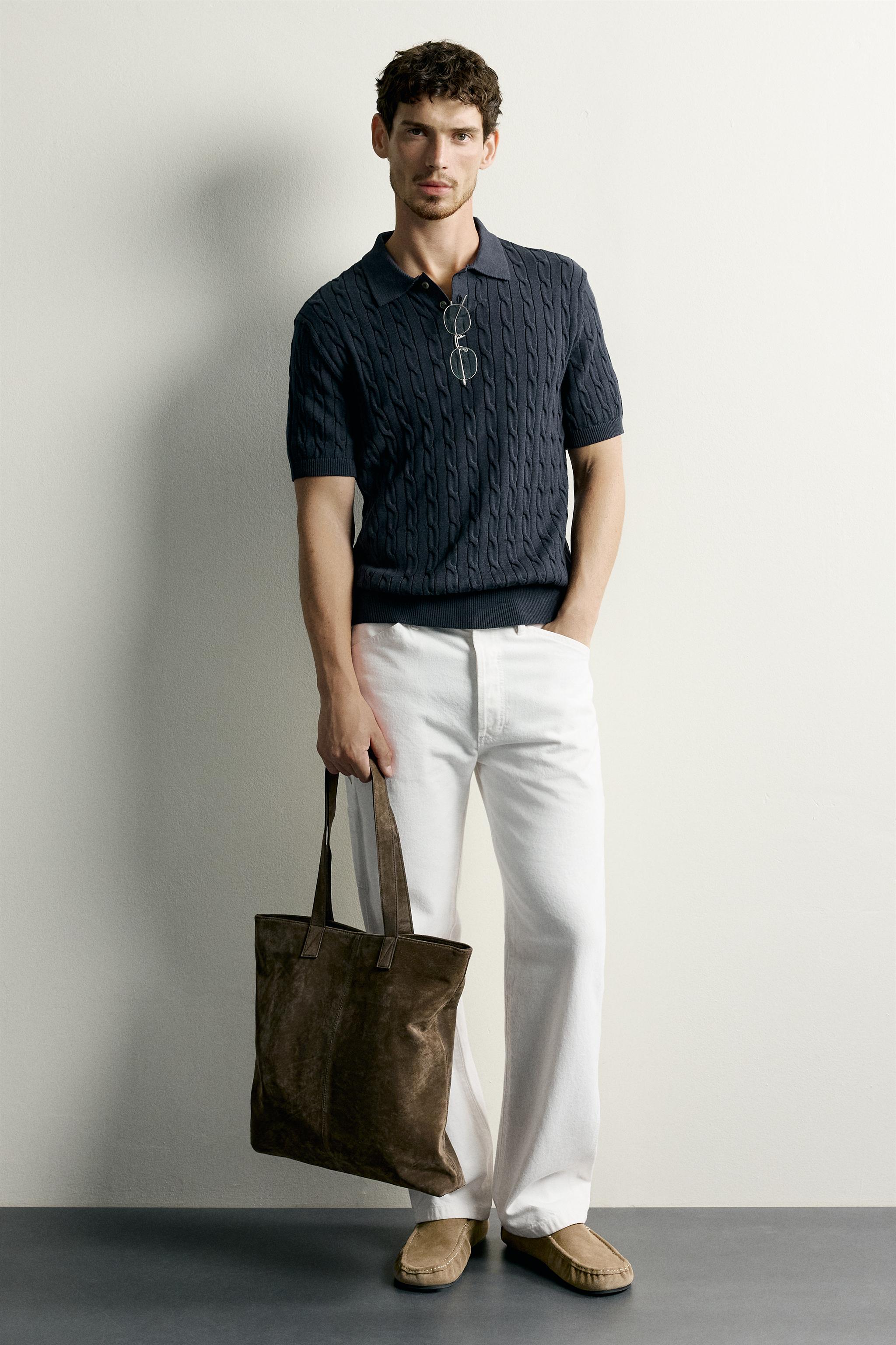 LEATHER SHOPPER BAG